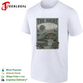 The Shire Hobbit Hole illustration shirt. Unisex