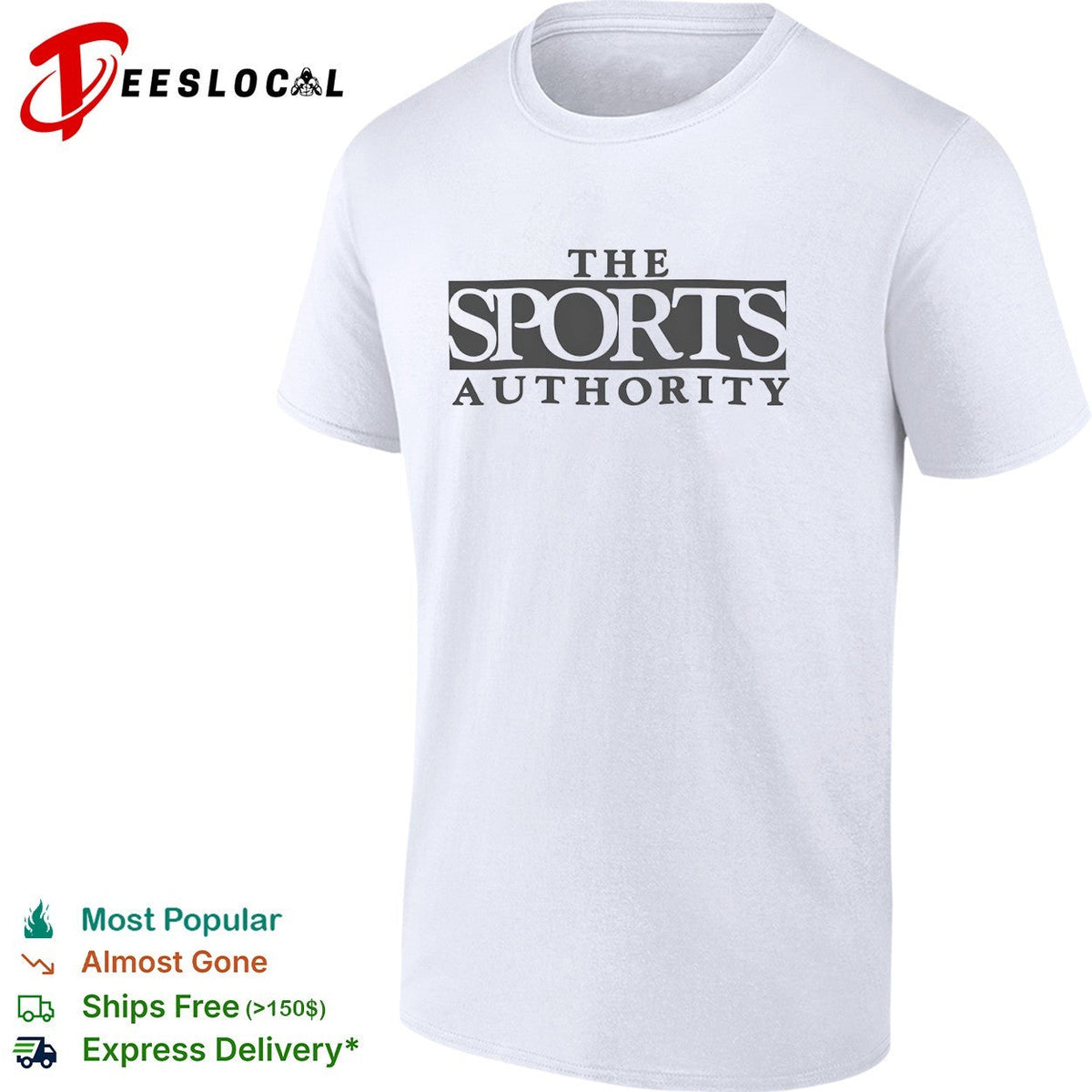 The Sports Authority Parody The Sports Authority Logo Retro Sports Parody Shirt Unisex