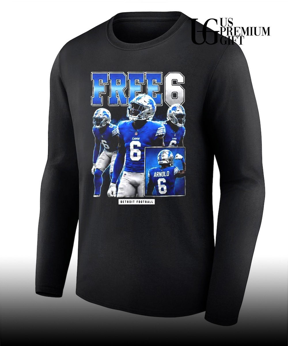 The St Brown Brothers Terrion Arnold Free 6 Detroit Football shirt Unisex