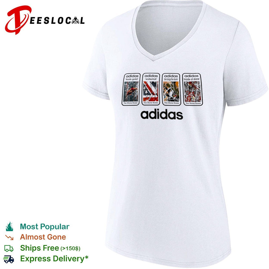 The Stone Roses fools gold waterfall she bangs the drums made of stone shirt Unisex