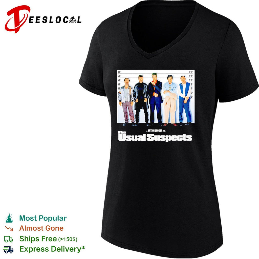 The Usual Suspects Movie Poster Cast Bryan Singer Film Shirt Unisex