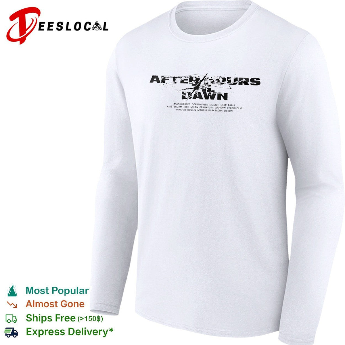 The Weeknd After Hours Til Dawn 2026 Europe And UK XO shirt Unisex