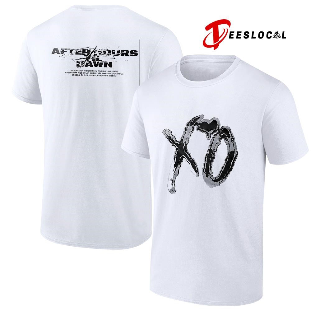 The Weeknd After Hours Til Dawn Europe and UK XO stadium shirt Unisex