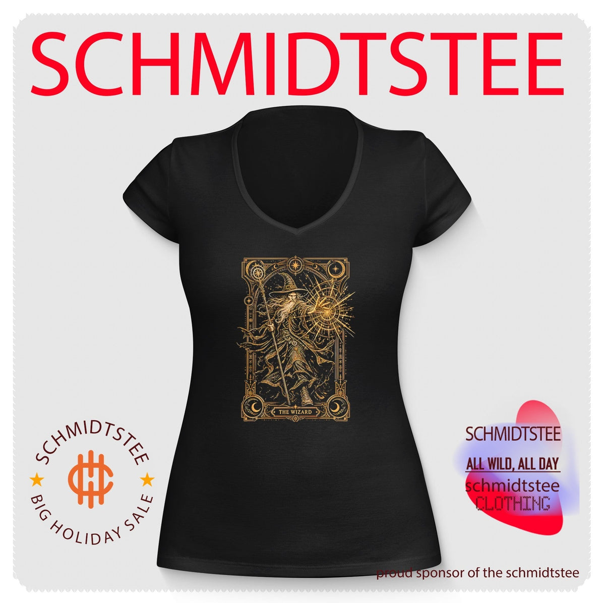 The Wizard Tarot Card Mystical Magic Spellcaster shirt Unisex
