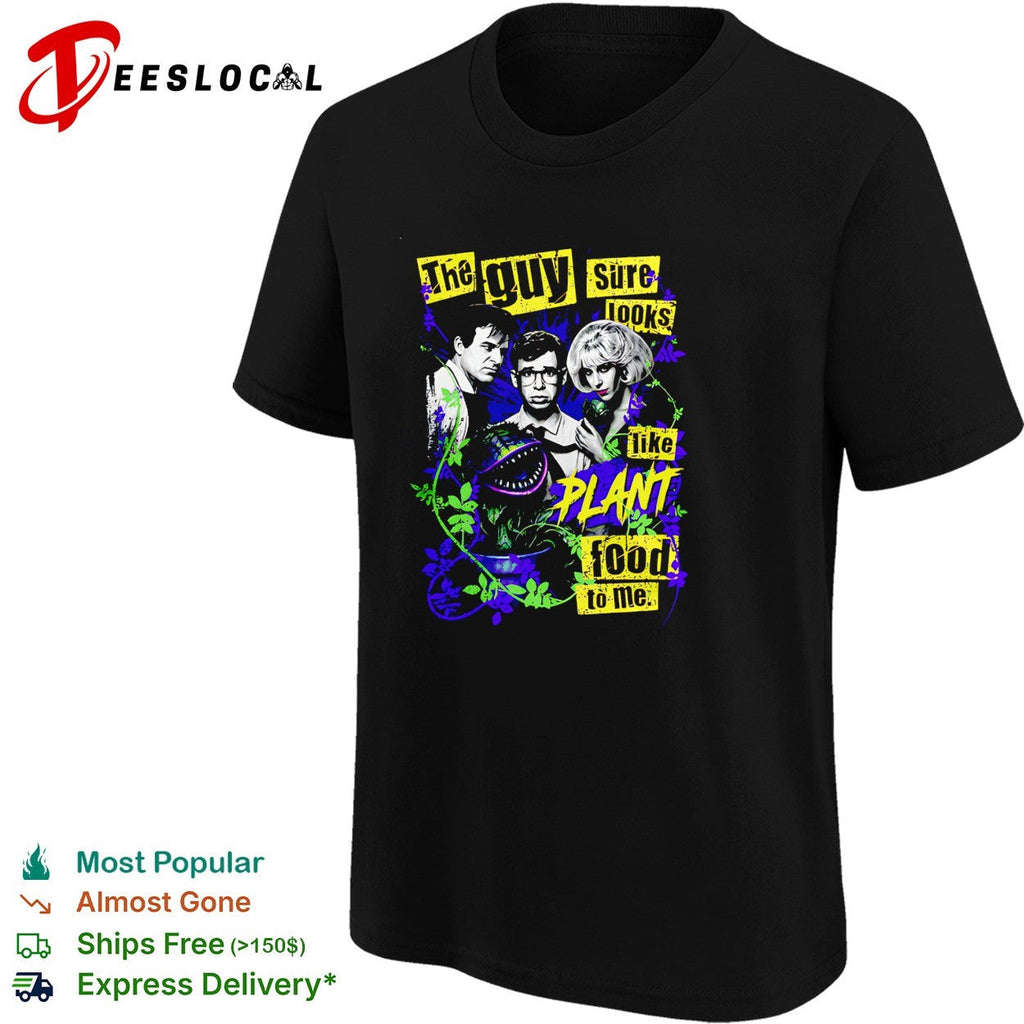 The guy sure looks like plant food horror musical film cast collage poster shirt Unisex