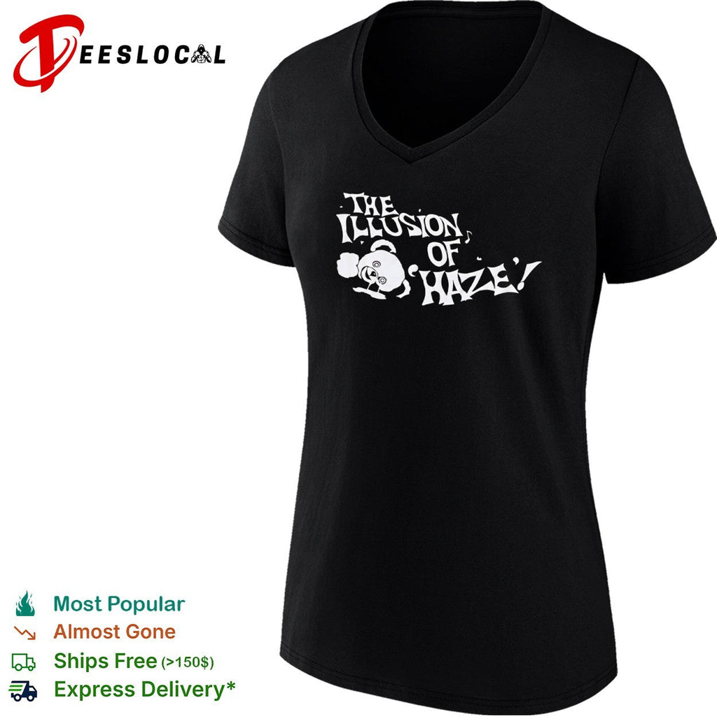 The illusion of haze melting bear shirt Unisex