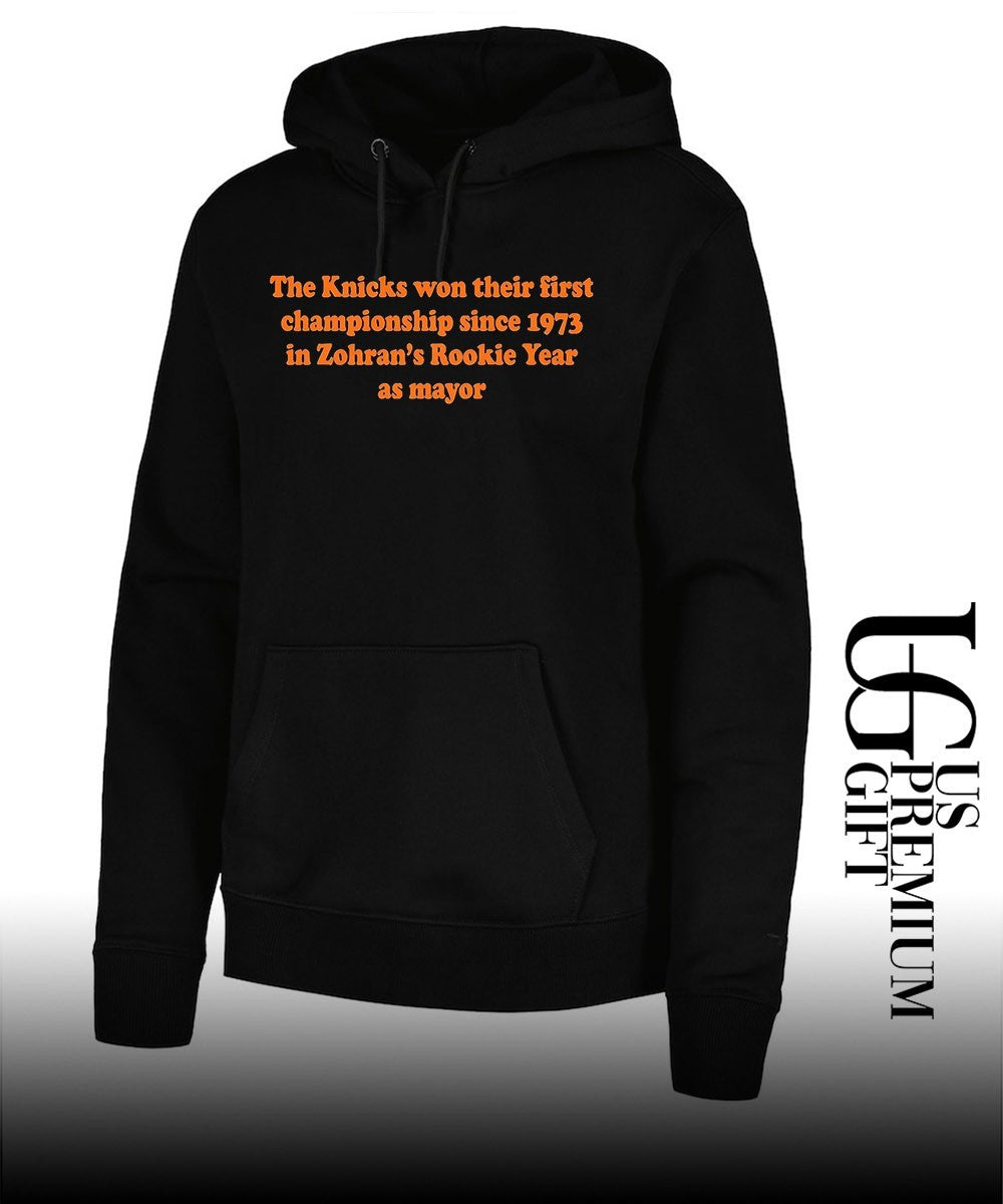 The knicks won their first championship since 1973 in Zohran’s rookie year Unisex