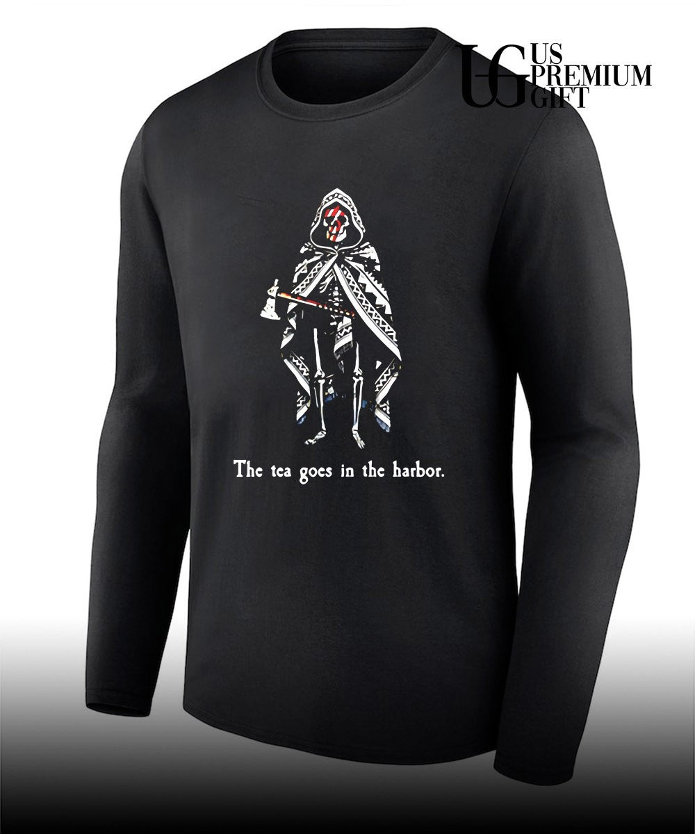 The tea goes in the harbor shirt Unisex