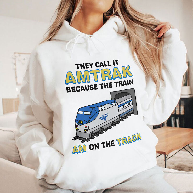 They Call It Amtrak Because The Train Am On The Track Shirt Unisex