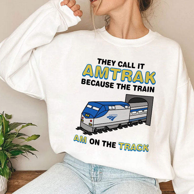 They Call It Amtrak Because The Train Am On The Track Shirt Unisex