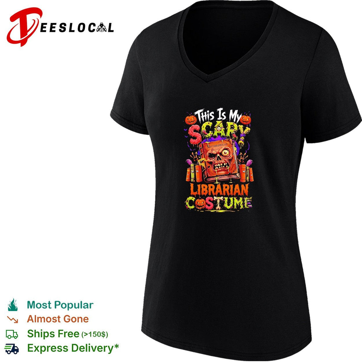 This is my scary Librarian costume shirt Unisex