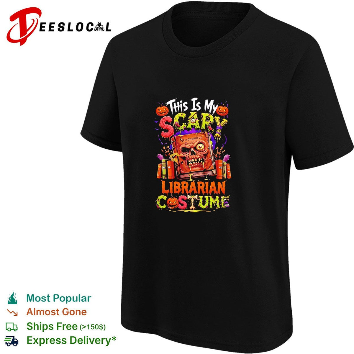 This is my scary Librarian costume shirt Unisex