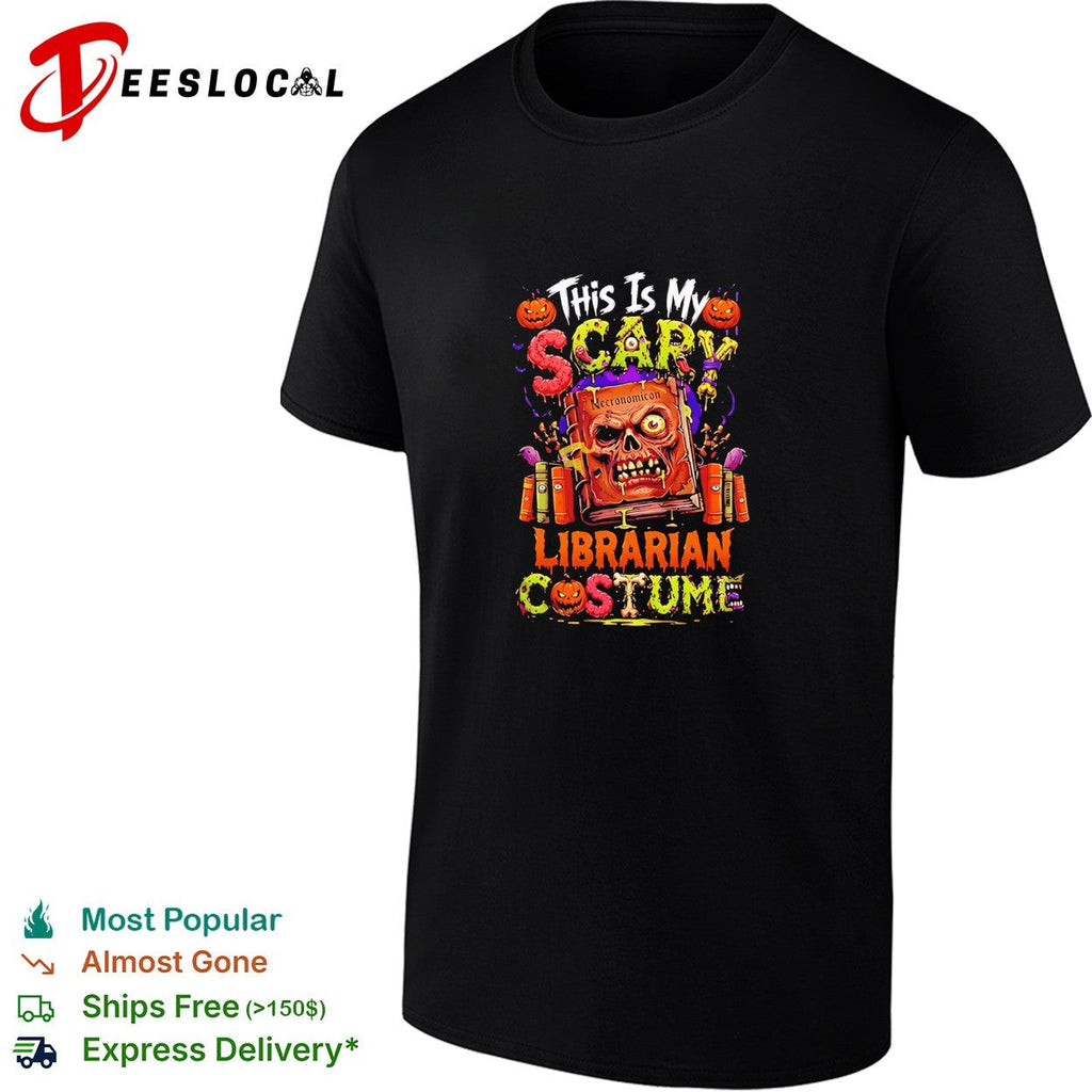 This is my scary Librarian costume shirt Unisex