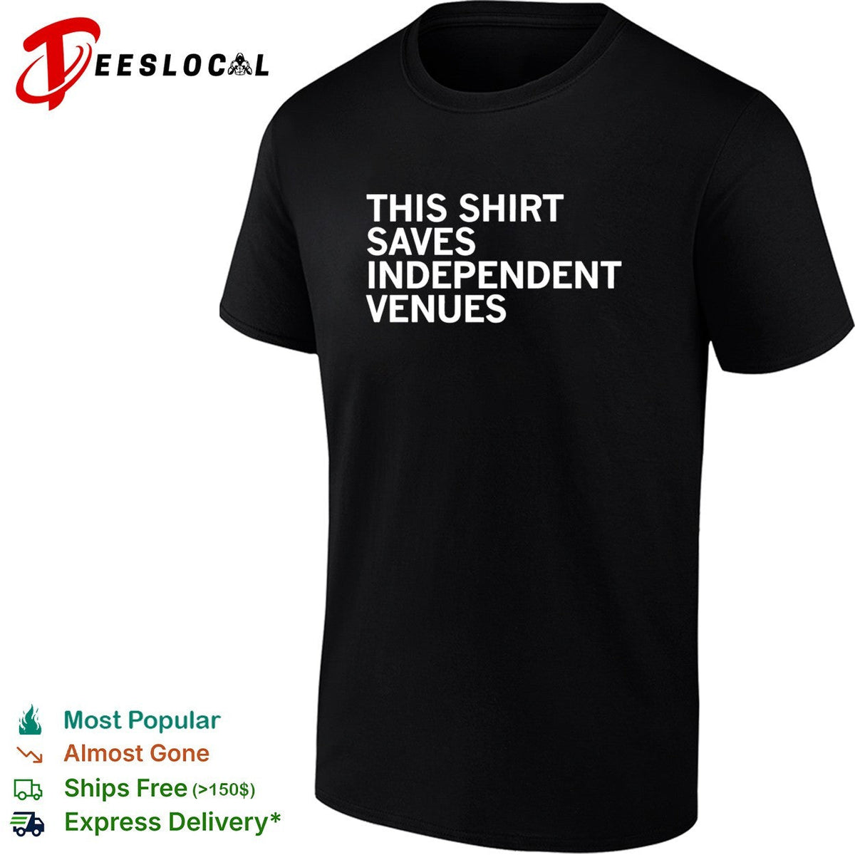This shirt saves independent venues shirt Unisex