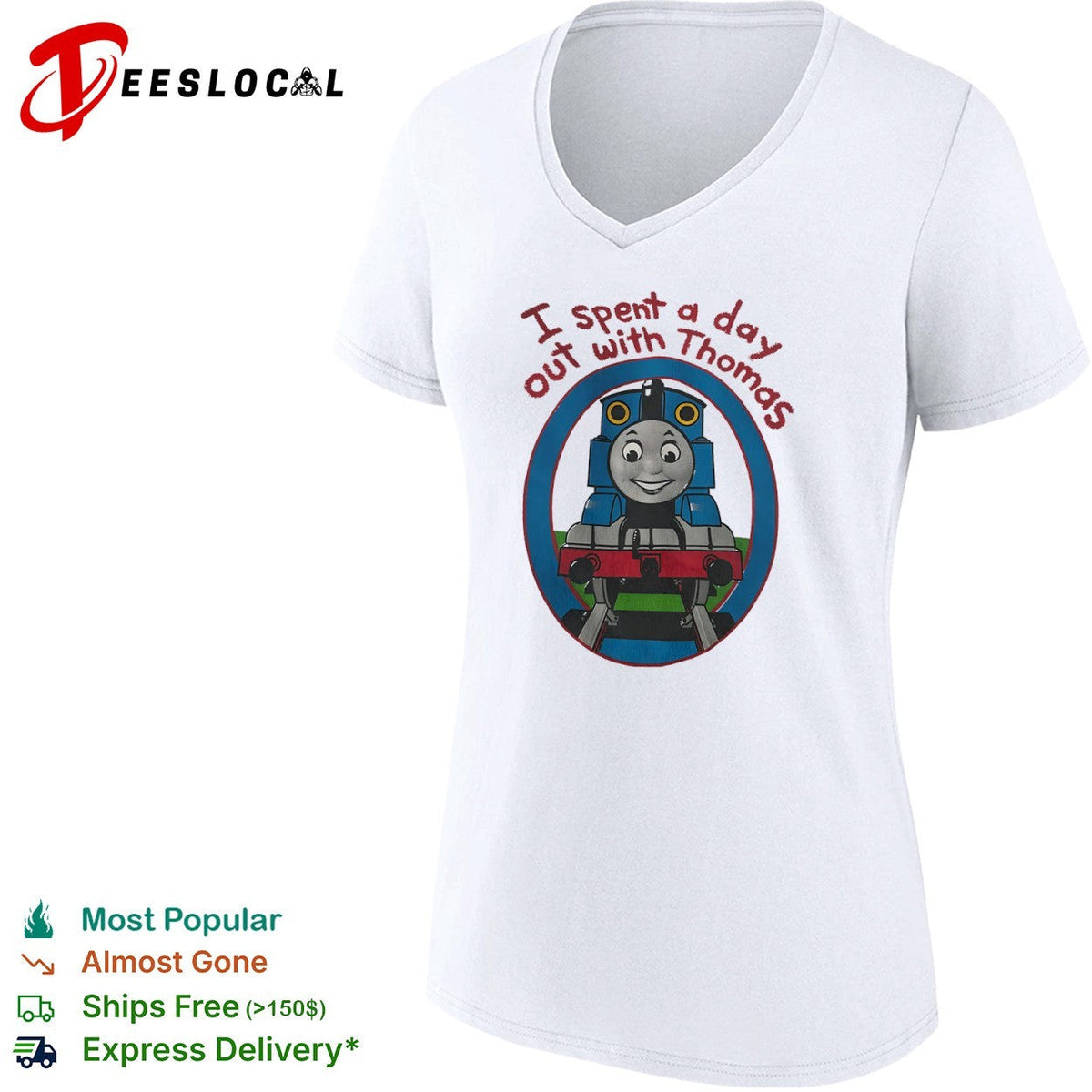 Thomas the Tank Engine I spent a day out with Thomas 1998 shirt Unisex