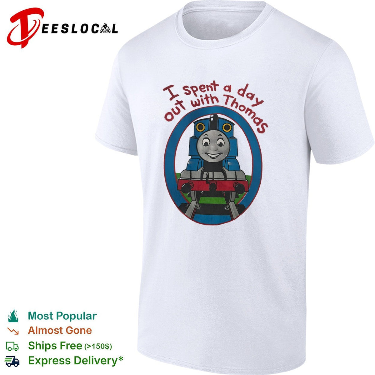 Thomas the Tank Engine I spent a day out with Thomas 1998 shirt Unisex