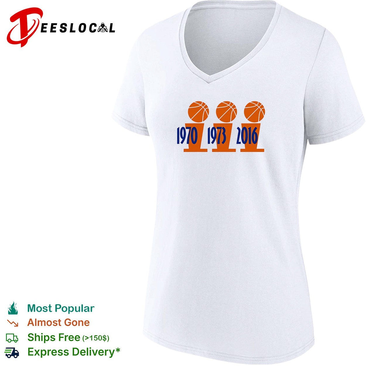 Three Championship Trophies 1970 1973 Finals 2026 shirt Unisex