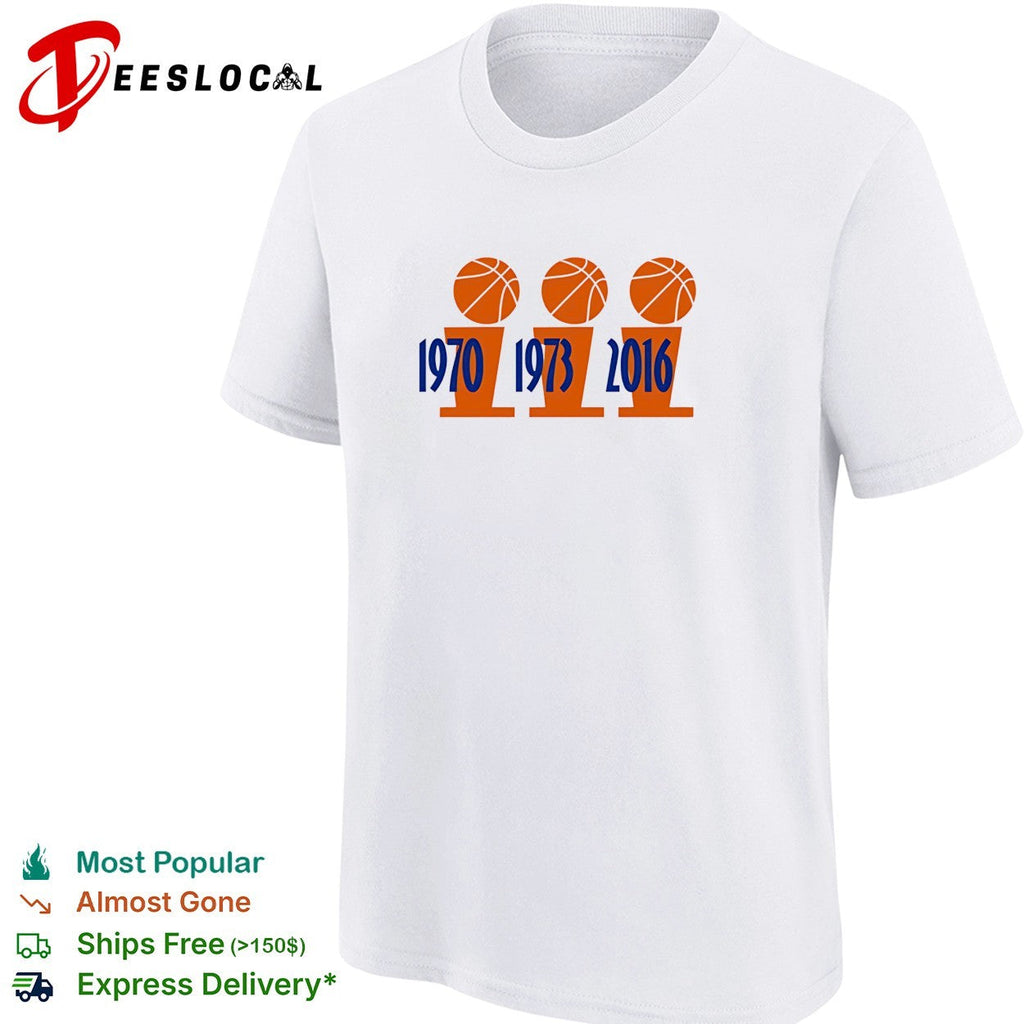 Three Championship Trophies 1970 1973 Finals 2026 shirt Unisex