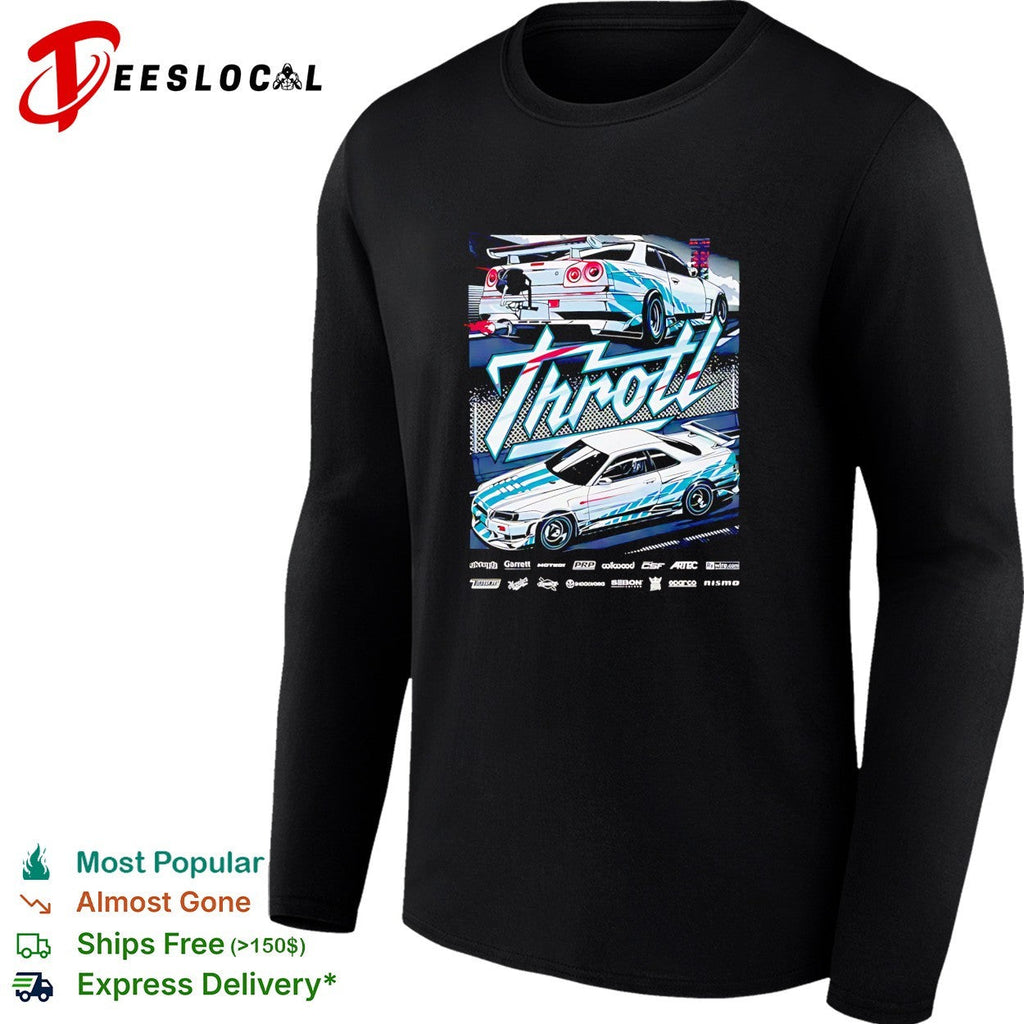 Throtl Nissan Skyline GT-R automotive graphic shirt Unisex