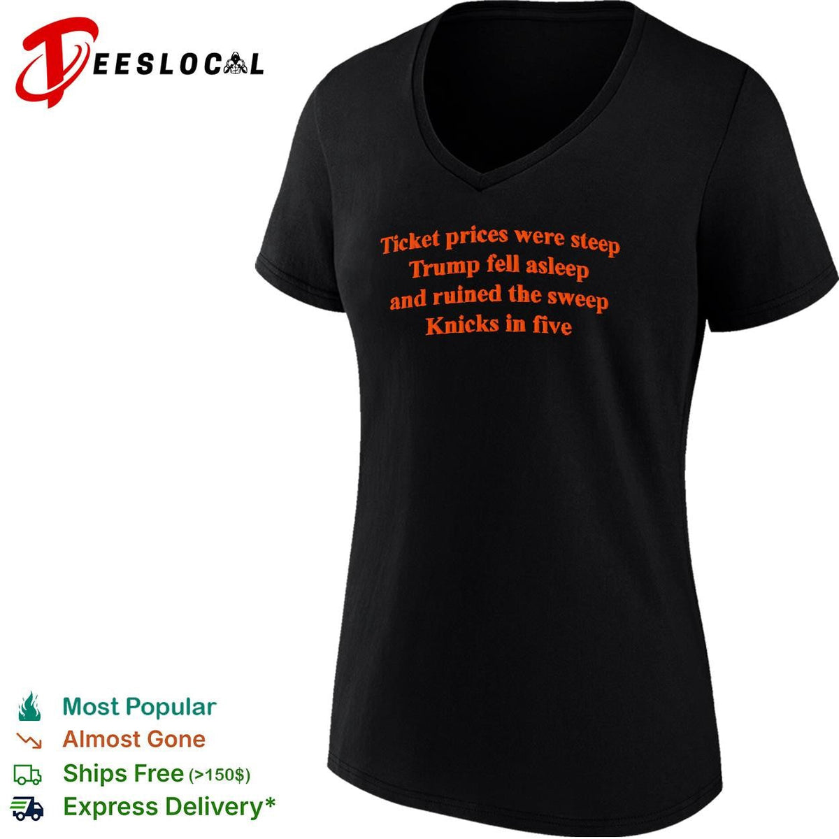 Ticket Prices Were Steep Trump Fell Asleep And Ruined The Sweep NY Team In Five shirt Unisex