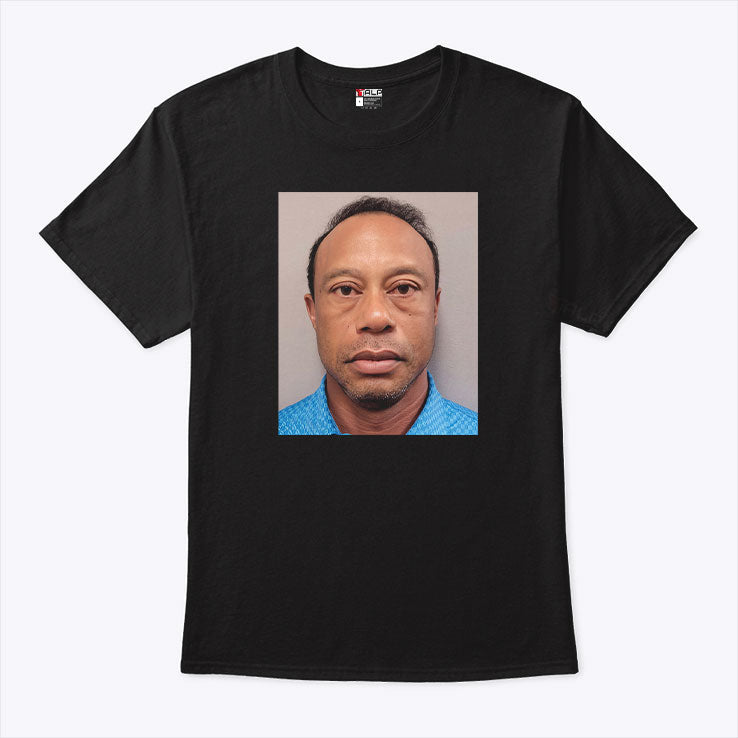 Tiger Woods Mugshot 2026 Tee Shirt Unisex