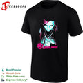 Tokio Hotel band member portrait wearing necklace dark moody graphic shirt Unisex