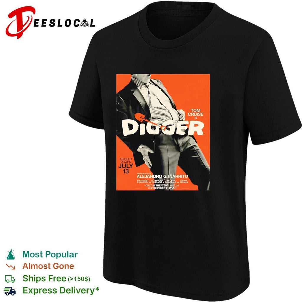 Tom Cruise Digger close up movie poster shirt Unisex