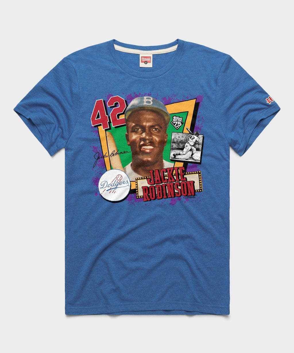 Topps 75 Jackie Robinson Dodgers Unisex