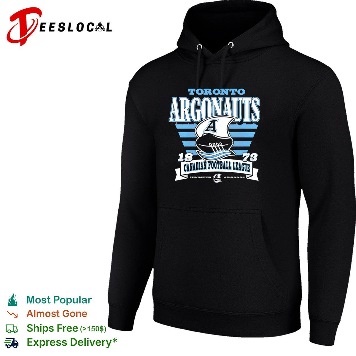 Toronto Argonauts 1873 Canadian Football League Pull Together Argooos shirt Unisex