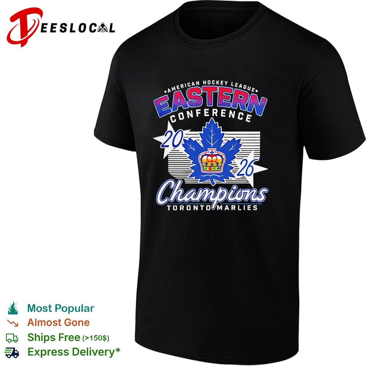 Toronto Marlies 2026 Eastern Conference Champions American Hockey League shirt Unisex