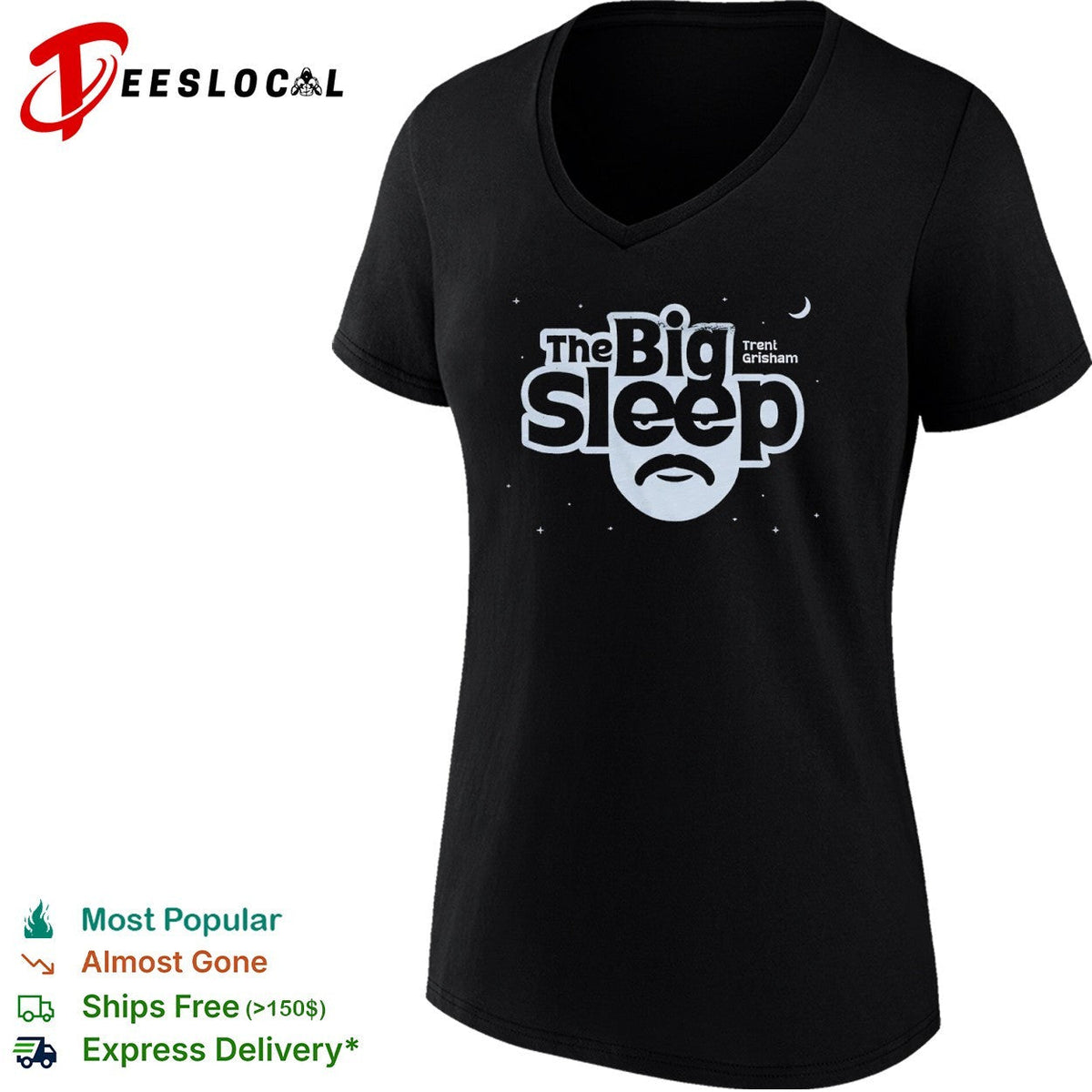 Trent Grisham the big sleep mustache shirt Unisex