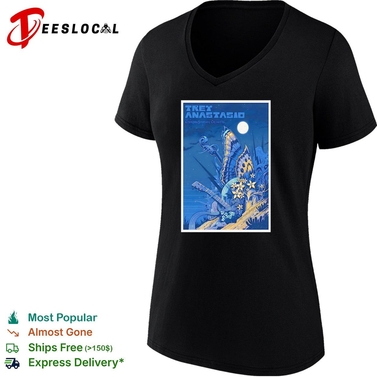 Trey Anastasio Colorado Symphony Orchestra Red Rocks Amphitheatre June 7 2026 shirt Unisex