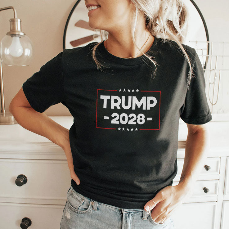 Trump 2028 Political Campaign T Shirt Unisex