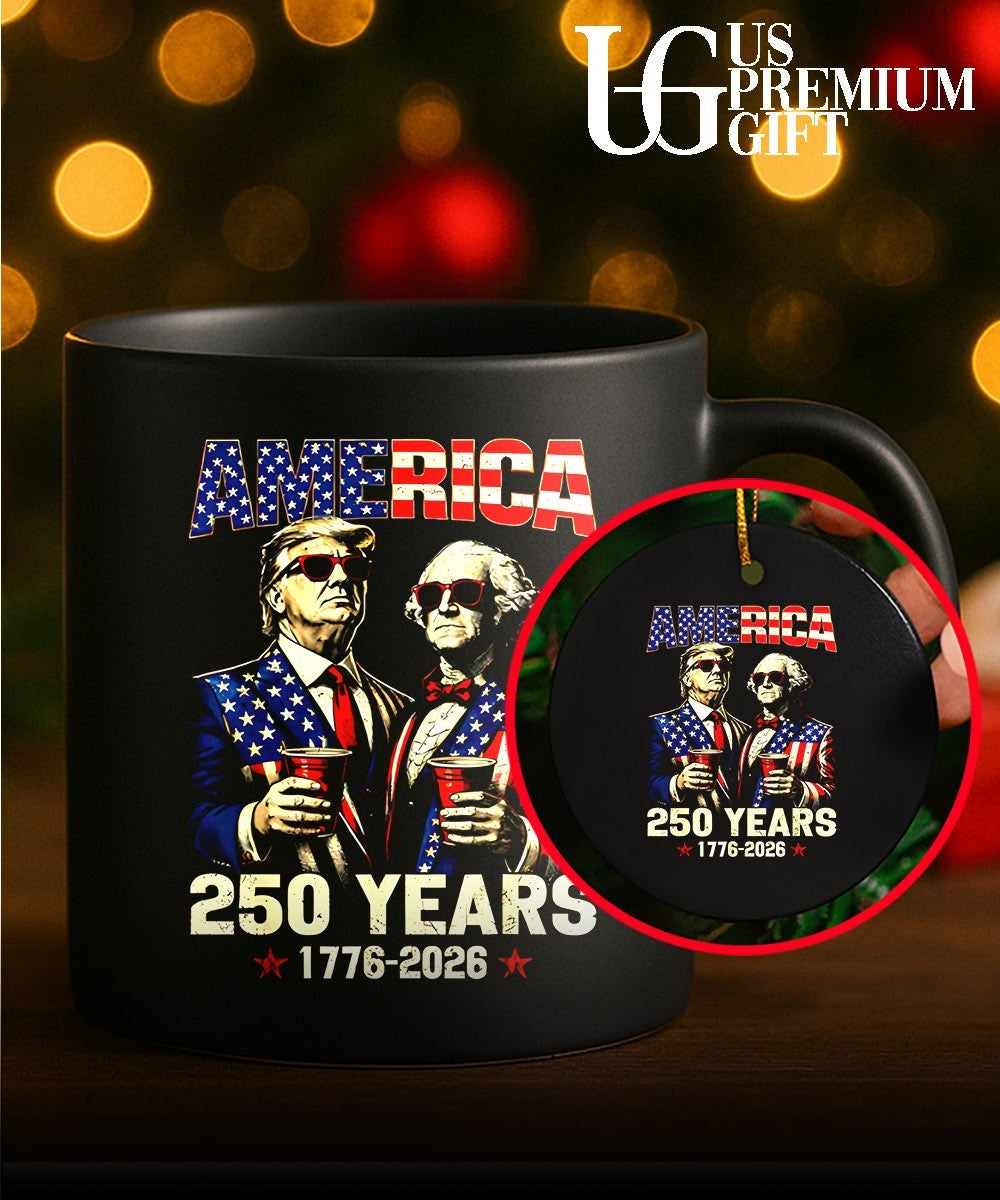 Trump and Washington America 250th USA Anniversary 2026 shirt Unisex
