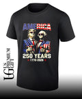 Trump and Washington America 250th USA Anniversary 2026 shirt Unisex