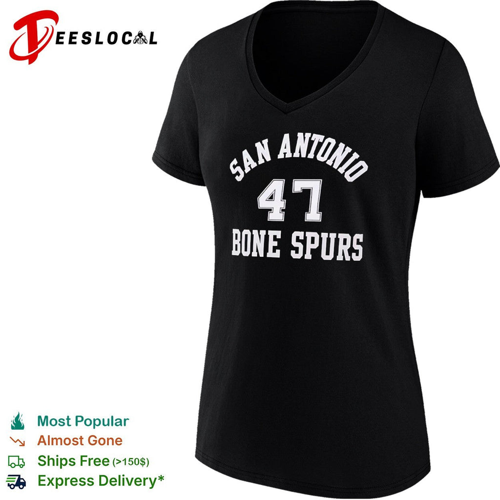 Trump wearing San Antonio 47 Bone Spurs shirt Unisex