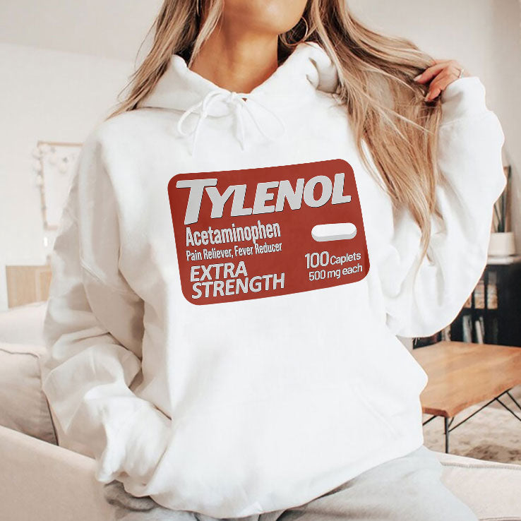 Tylenol Extra Strength Pain Reliever Fever Reducer Does Not Cause Autism T Shirt Unisex
