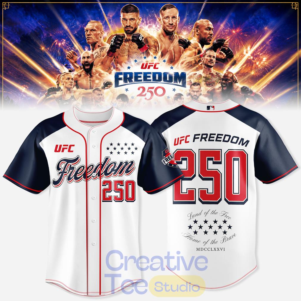 UFC Freedom 250 White House Exclusive Baseball Jersey Unisex