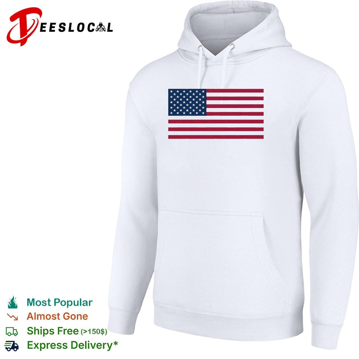 USA American flag stars and stripes classic patriotic shirt Unisex