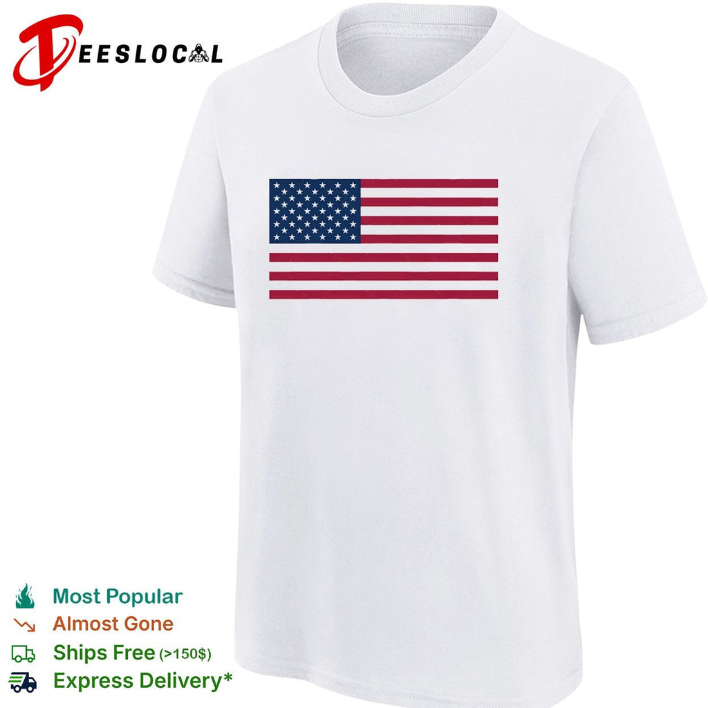 USA American flag stars and stripes classic patriotic shirt Unisex