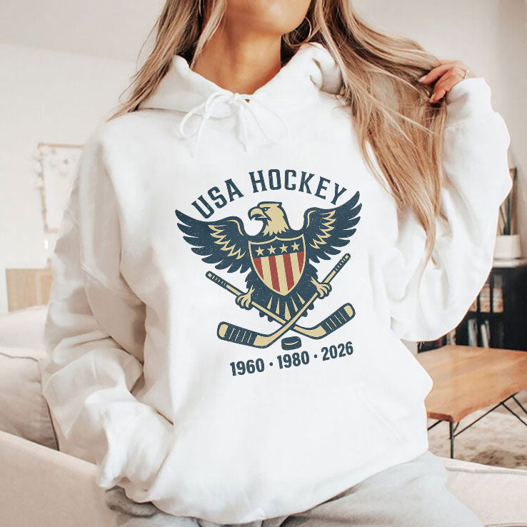 USA Hockey Eagle 1960 1980 2026 Shirt Unisex