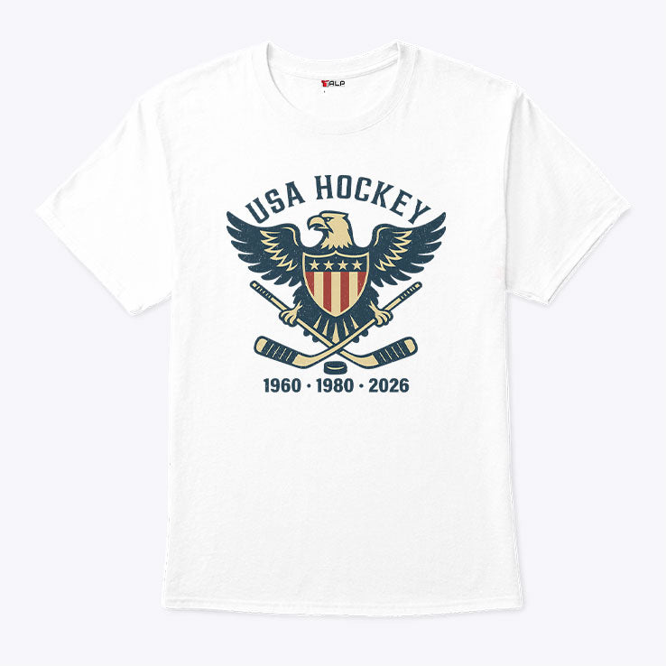 USA Hockey Eagle 1960 1980 2026 Shirt Unisex
