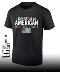 USA Patriotic I Identify as an American 250 Years of Freedom shirt Unisex
