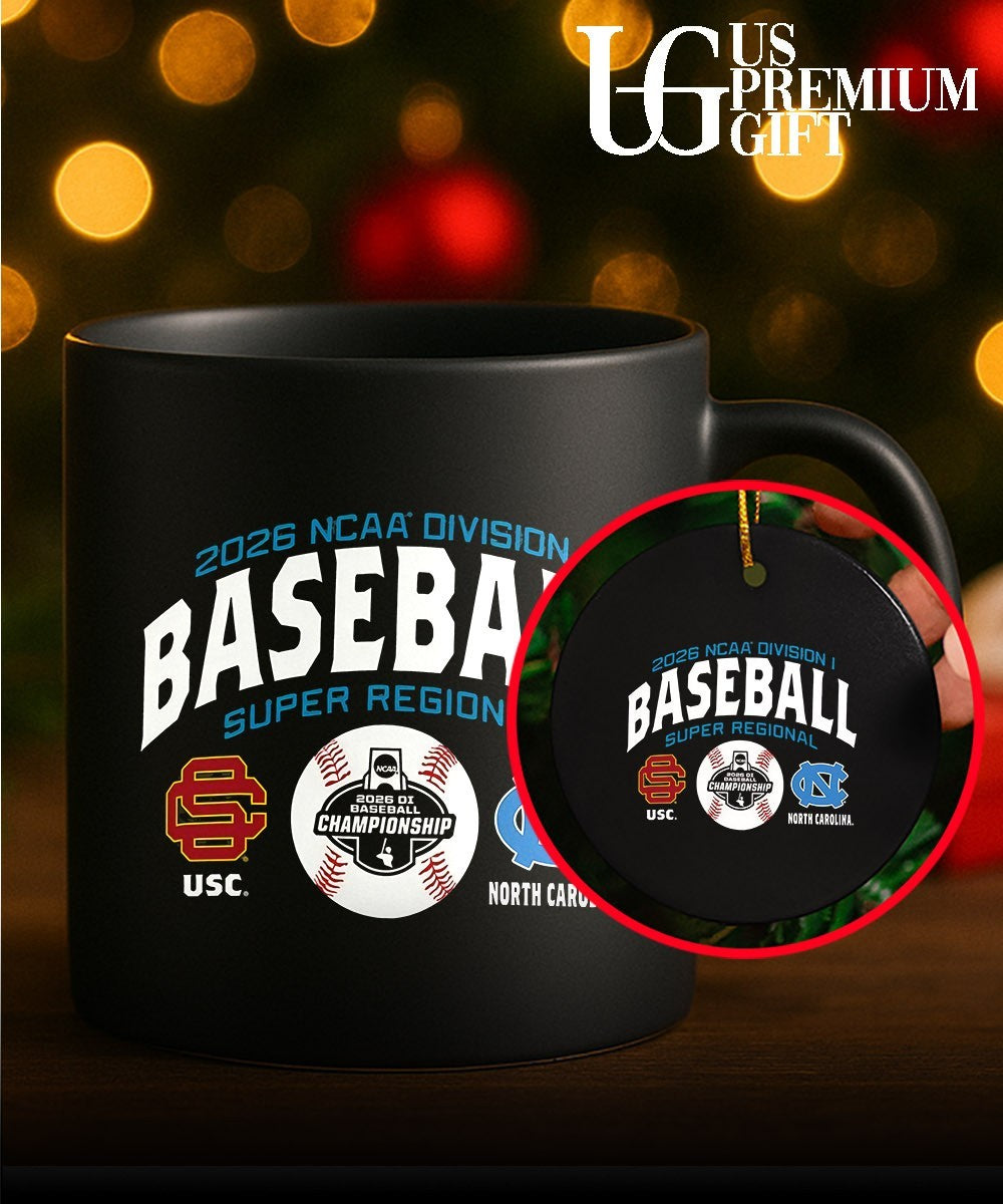 USC vs North Carolina Tar Heels NCAA Division I Baseball Super Regional 2026 shirt Unisex