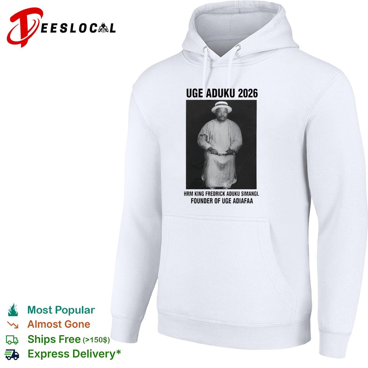 Uge Aduku 2026 Hrm King Fredrick Aduku Simangi Founder of Uge Adiafaa shirt Unisex