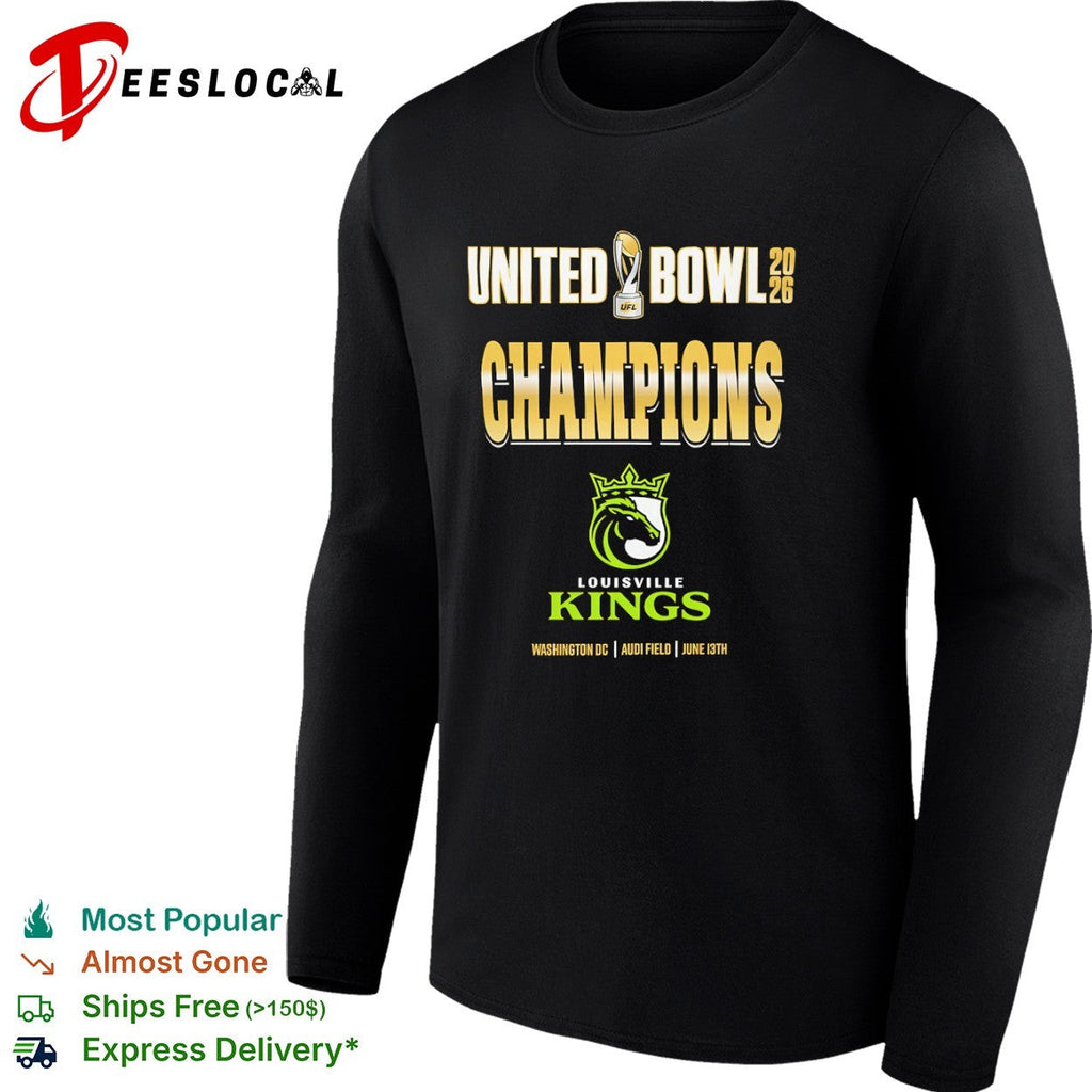 United Bowl 2026 Champions Louisville Kings Washington DC Audi Field June 13th shirt Unisex