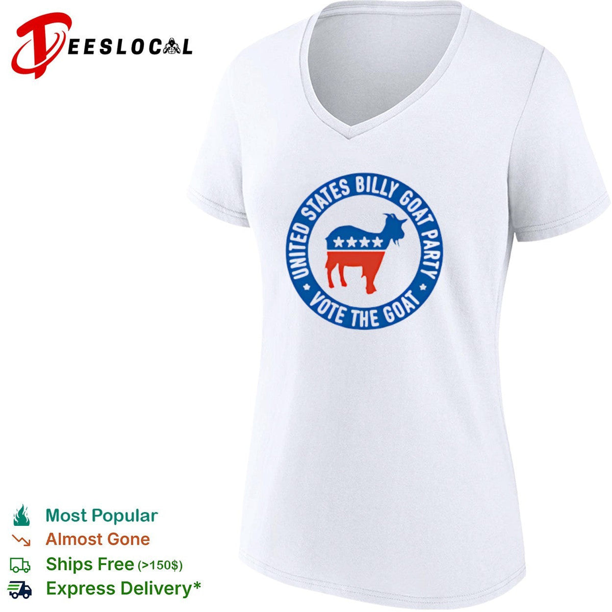 United States Billy Goat Party Vote the Goat American Politics Satire shirt Unisex