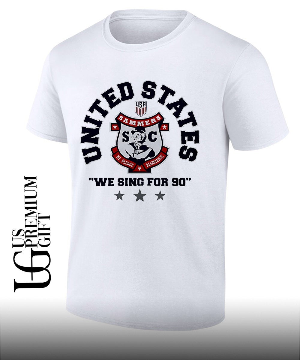 United States Sammers We Sing For 90 logo shirt Unisex