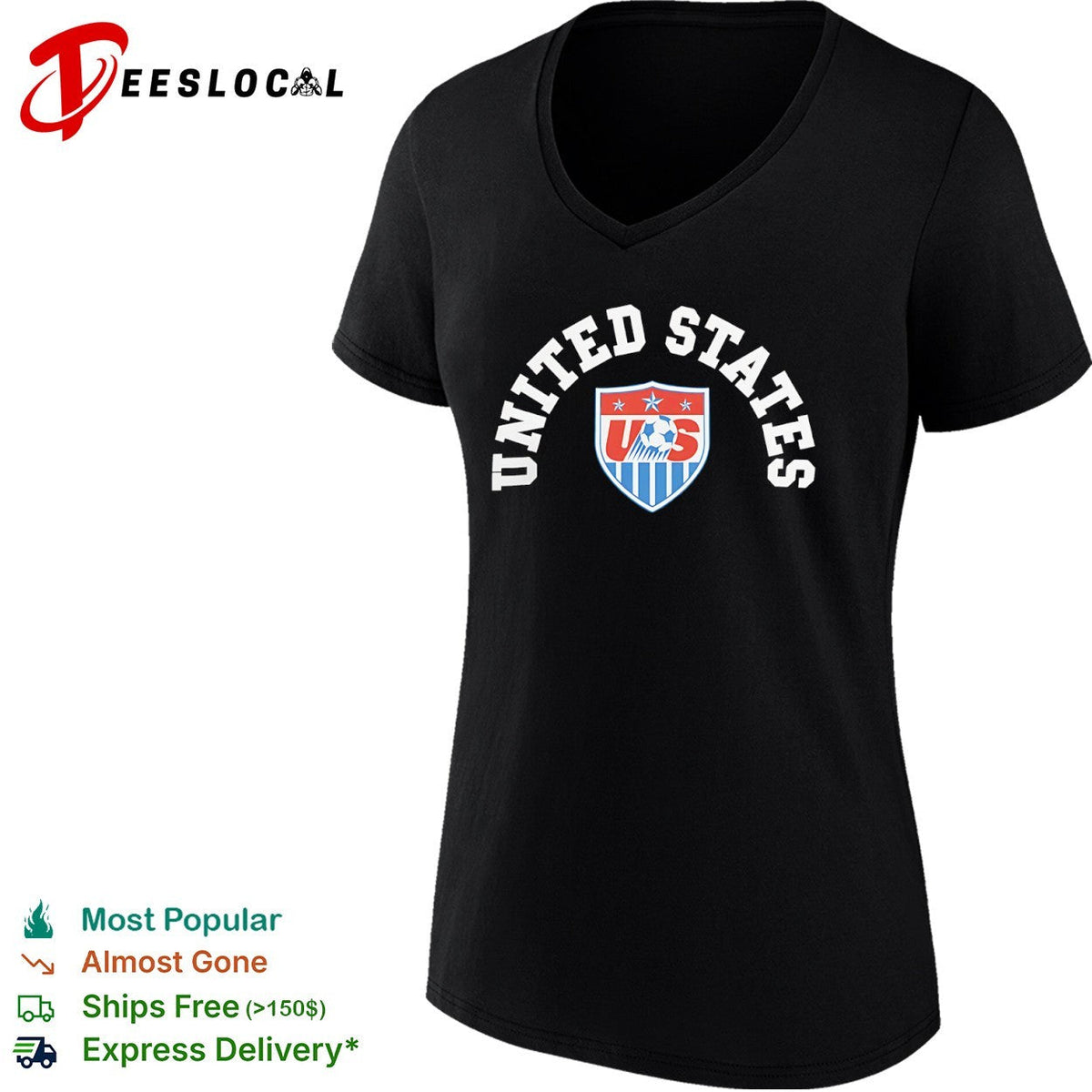 United States Soccer Federation National Team Emblem Logo shirt Unisex