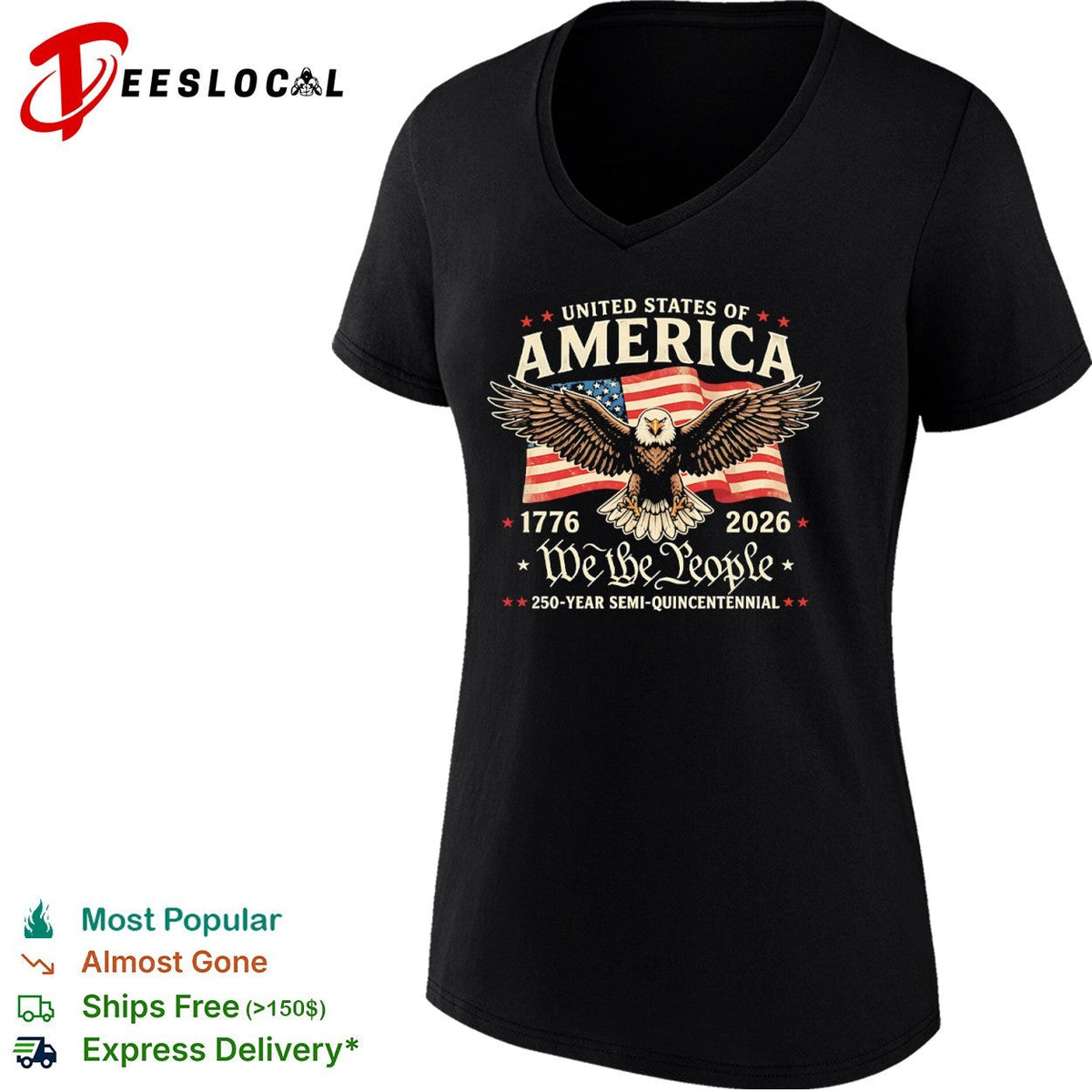 United States of America 1776 2026 We the People 250 Year Semi Quincentennial shirt Unisex